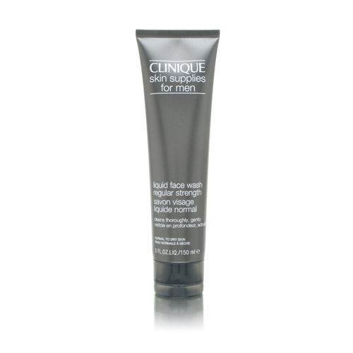 Clinique Skin Supplies For Men Liquid Face Wash Regular Strength 5oz - Gentle Daily Cleanser for Oily & Combination Skin - Perfect for Morning & Night Skincare Routine