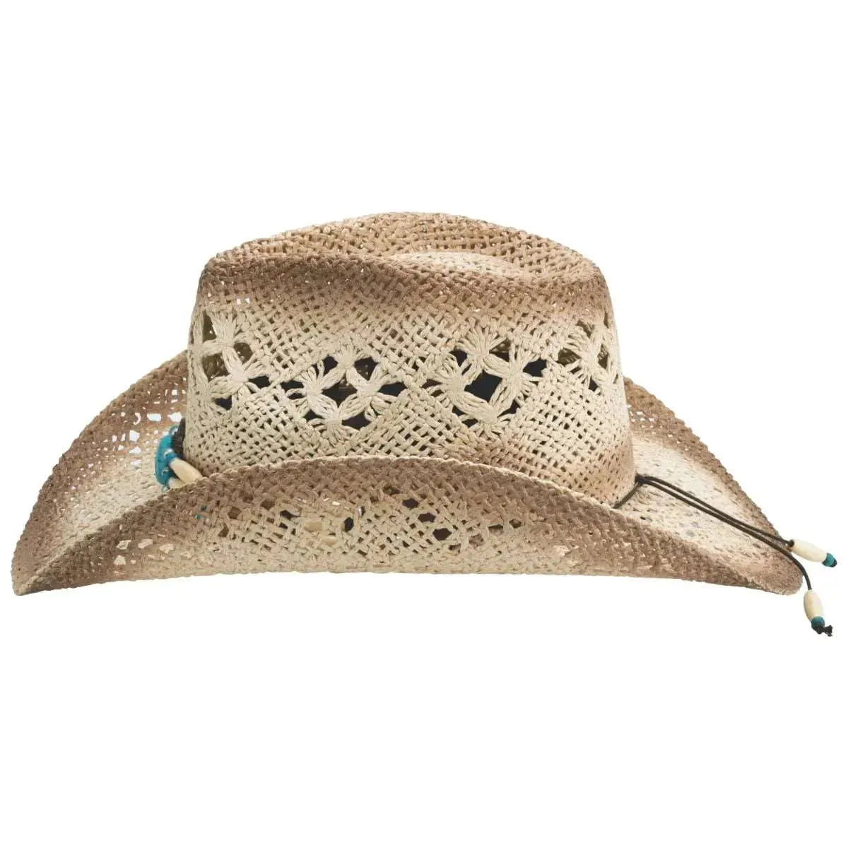 Premium Bullhide Bowie Straw Cowgirl Hat for Women - Western Style Cowboy Hat for Rodeo, Horseback Riding & Country Fashion