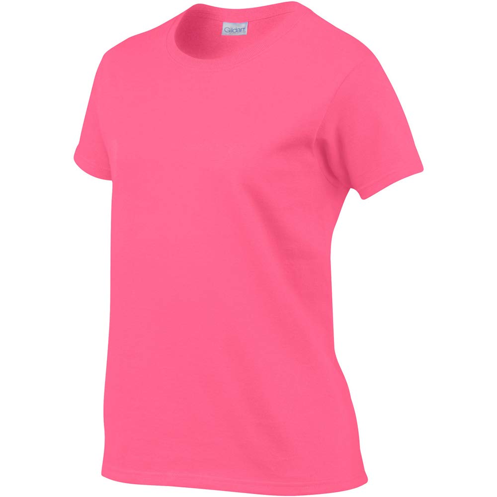 Gildan Women's Heavy Cotton Short Sleeve T-Shirt - Missy Fit, Black, Size Large - Perfect for Casual Wear, Workouts & Everyday Comfort