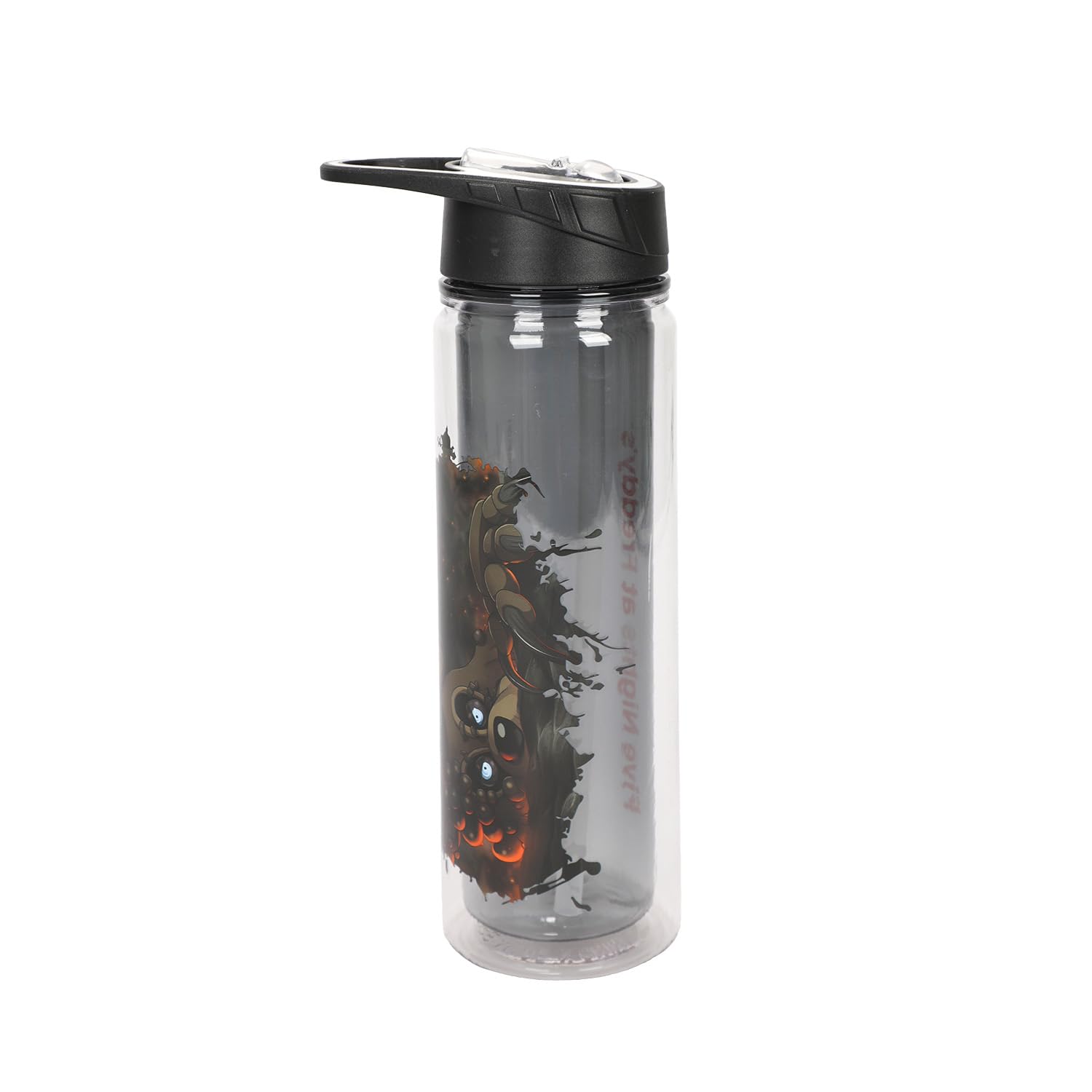Twisted Freddy 16 oz Double Wall Insulated Water Bottle - Five Nights at Freddy's FNAF Themed Stainless Steel Tumbler for Hot & Cold Drinks - Perfect for Gaming, Cosplay, and Horror Fans