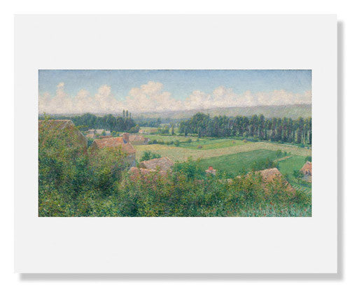 John Leslie Breck - In the Valley of the Seine Painting | Impressionist Landscape Art | Home & Office Wall Decor