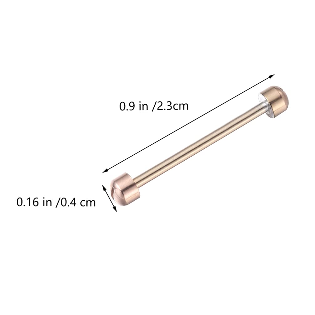 Hemobllo 2-Piece Watch Band Screw Tube Kit - Stainless Steel Watch Strap Screw Rods & Tubes for Watch Repair & Replacement | Perfect for Rolex, Seiko, Casio Watch Band Adjustments