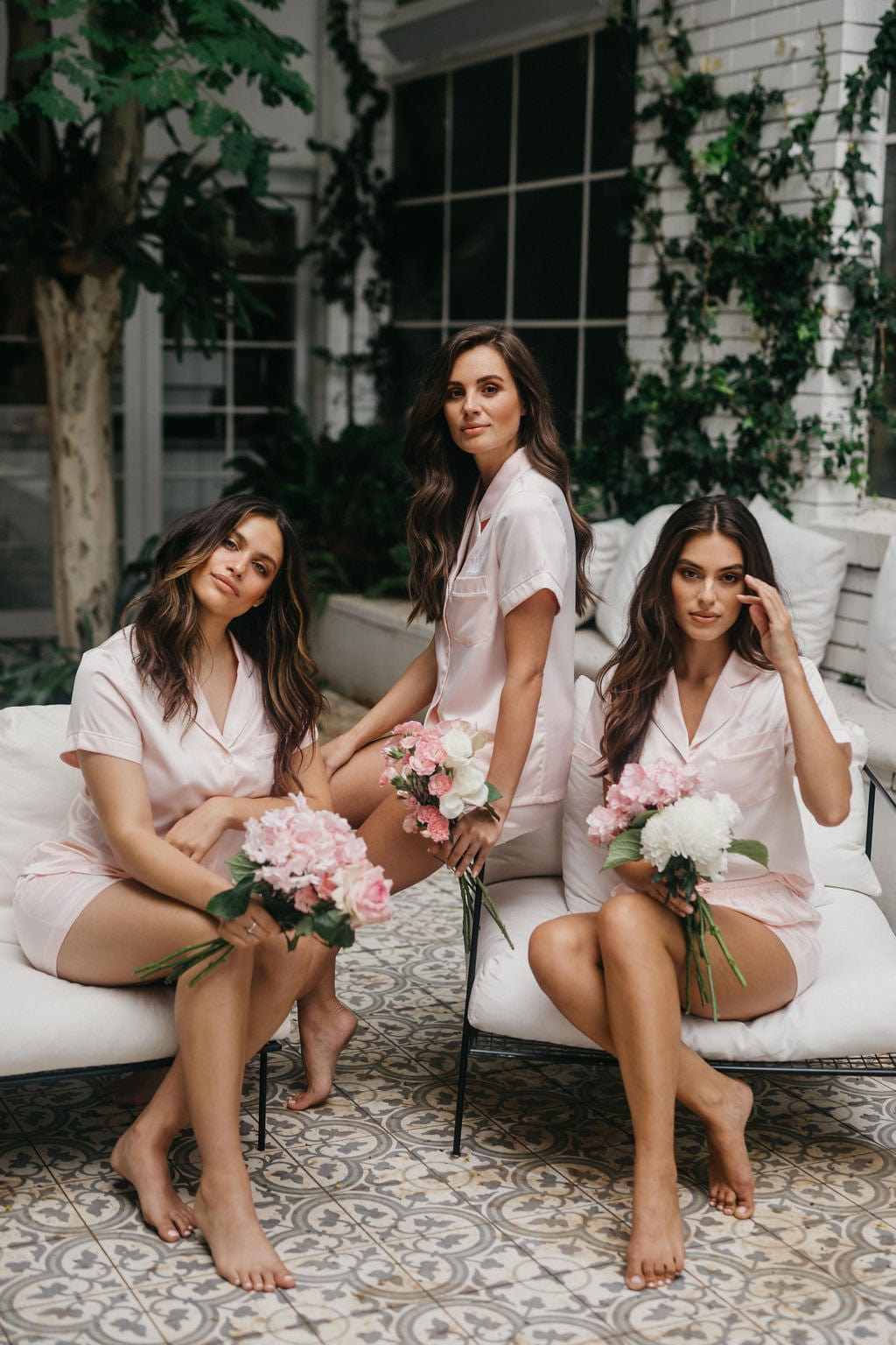 Macie Satin Sleep Set - Luxurious Women's Pajama Set with Soft Satin Fabric, Comfortable Sleepwear for Nightwear & Lounge Wear - Perfect for Relaxing at Home, Gift for Her, Bridal Shower or Anniversary