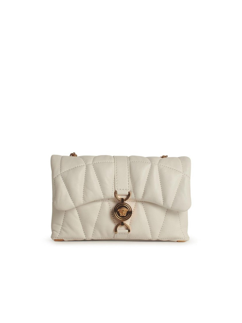 Cleio Small White Leather Crossbody Bag for Women - Stylish & Lightweight Purse for Everyday Use, Travel, Shopping & Date Night