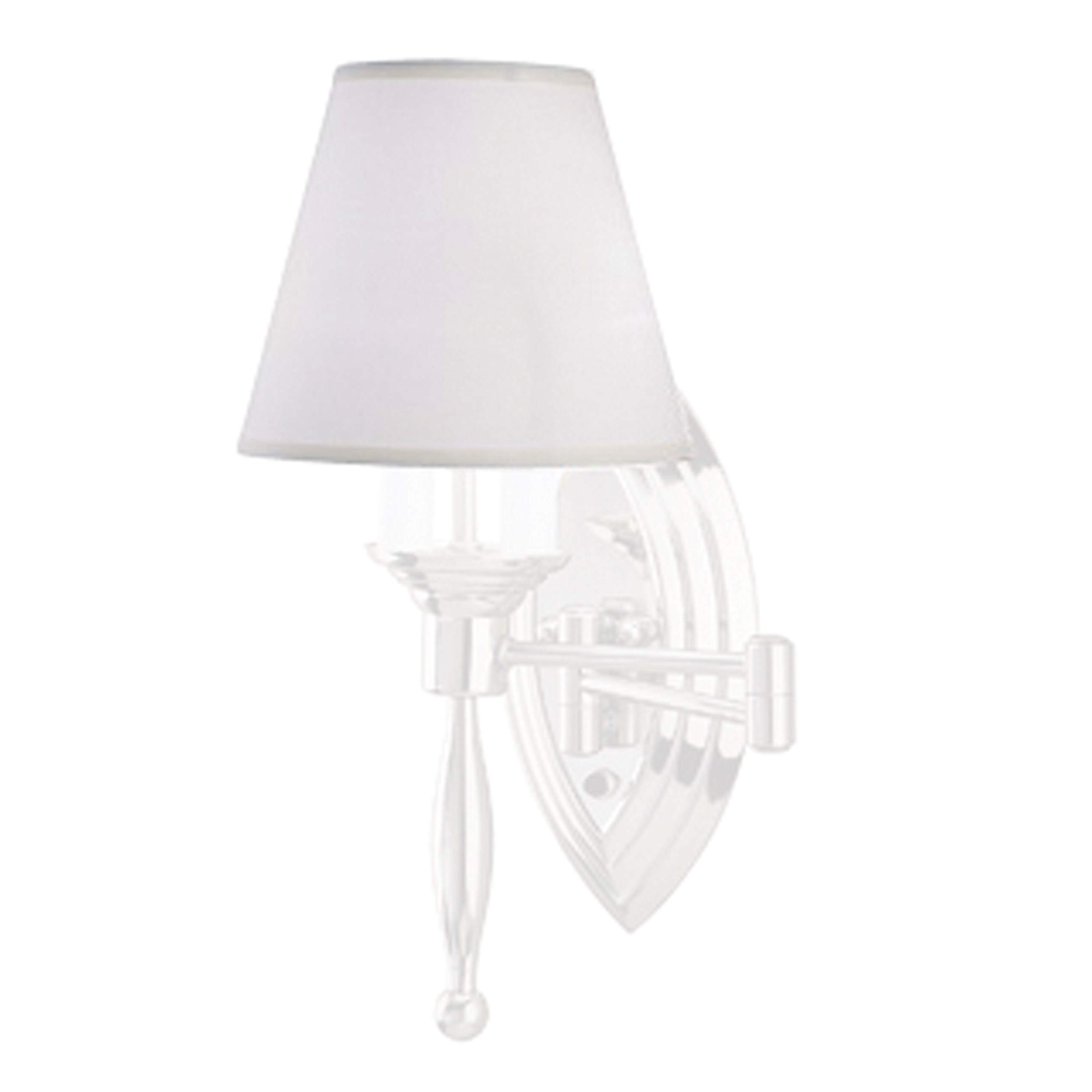 Gustafson 79121X33BS Swing Arm Wall Sconce Shade Only - Modern Wall Light Fixture for Bedroom, Living Room & Hallway Lighting
