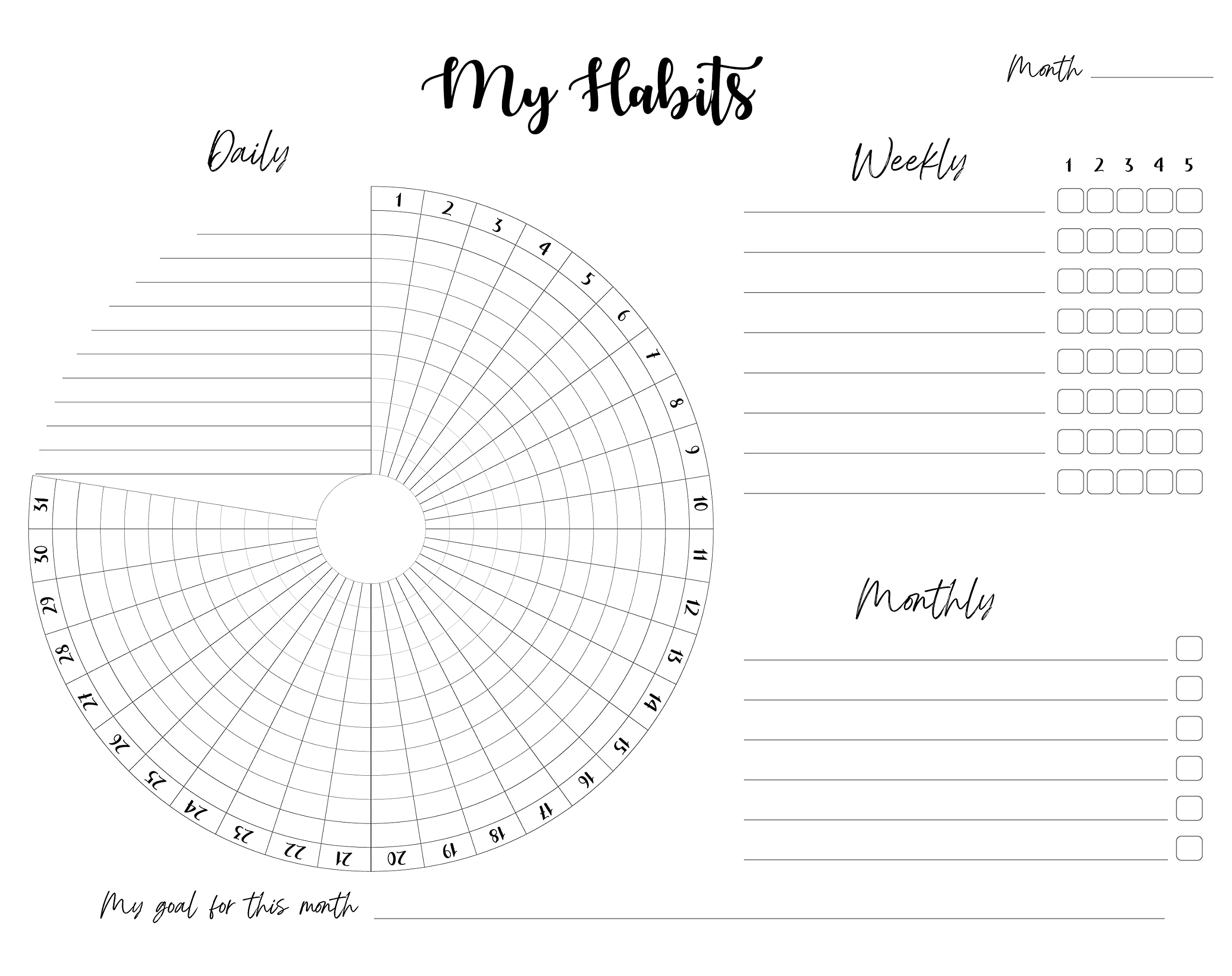 Best Habit Tracker Calendar 2024 - Monthly Weekly Daily Planner with Motivation Journal & Goal Setting | Perfect for New Year Resolutions, Fitness Goals & Productivity Tracking