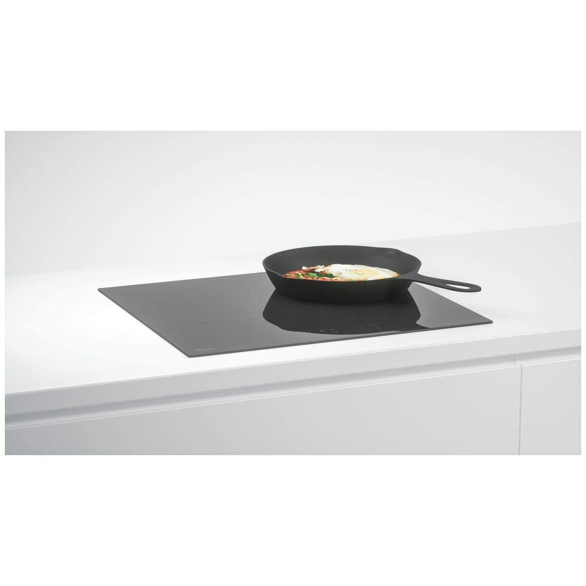 Haier 60cm Electric Cooktop HCE604TB3 - 4 Burner Induction Stove for Modern Kitchen | Fast Heating & Energy Efficient | Perfect for Home Cooking, Baking & Entertaining