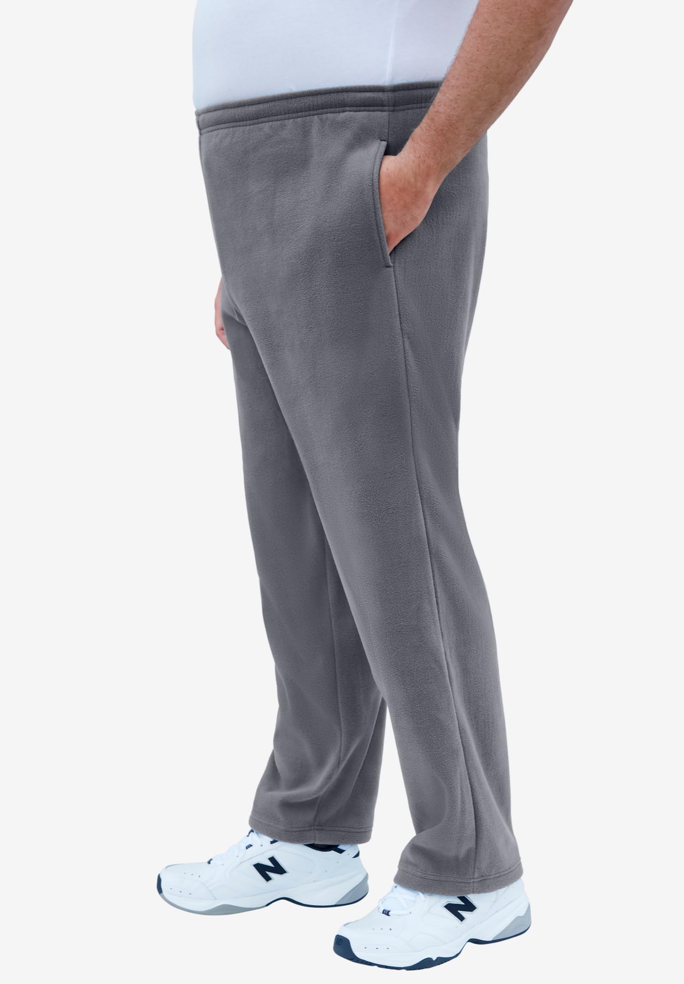 KingSize Men's Big & Tall Explorer Plush Fleece Pants - Soft & Comfortable Lounge Pants for Relaxing at Home, Camping & Outdoor Activities