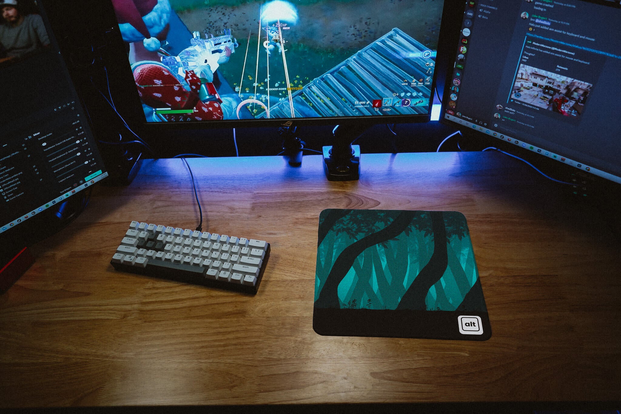 Premium Dark Forest Gaming Mouse Pad - Non-Slip Rubber Base, Smooth Surface for Precision Control - Perfect for Gaming, Office & Home Use