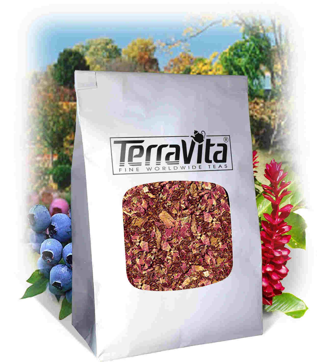 Premium Cherry Rose Rooibos Loose Leaf Tea - 4 oz (ZIN: 510527) | Antioxidant-Rich Herbal Tea for Relaxation, Wellness & Evening Rituals
