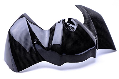 Bestem CBYA-FZ106-TKC Black Carbon Fiber Tank Cover Panel Guard for Yamaha FZ1 Fazer 2006-2010 | Motorcycle Protection Accessories | Perfect for Street Riding & Bike Customization