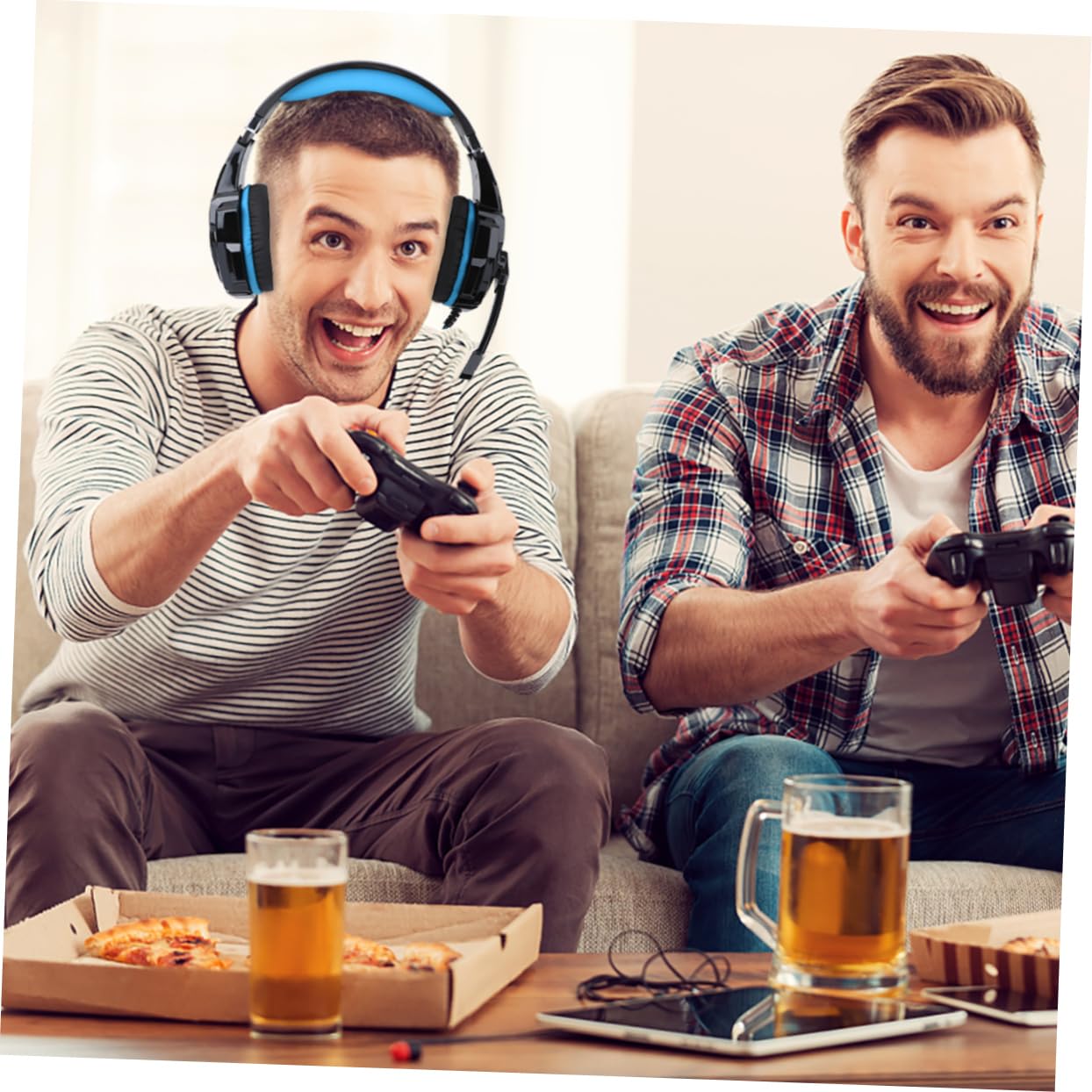 OSALADI Professional Gaming Headset with 3.5mm Jack - Noise Cancelling Over-Ear Headphones for PC, PS4, Xbox - Durable & Stylish Design for Gamers & Streamers - Perfect for Gaming, Streaming & Online Meetings