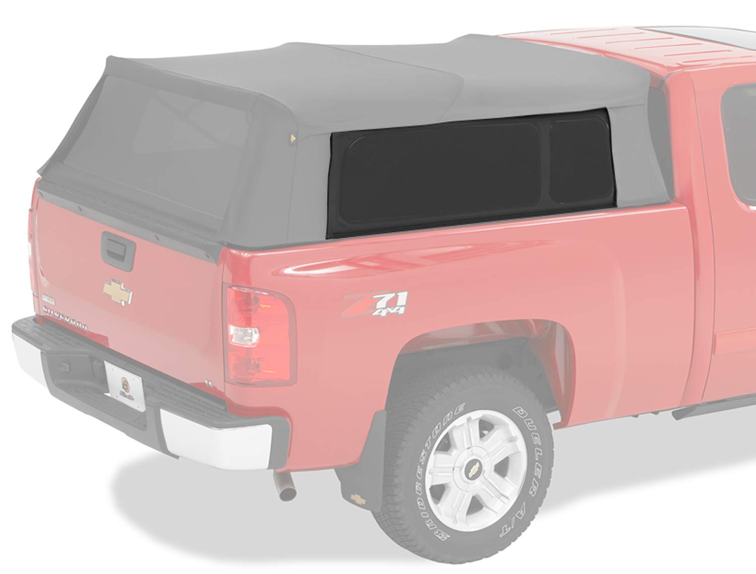 Bestop 7632835 Black Diamond Tinted Window Replacement Kit for Jeep Wrangler & Truck Supertop - Durable UV Protection for Off-Road Adventures & Daily Driving
