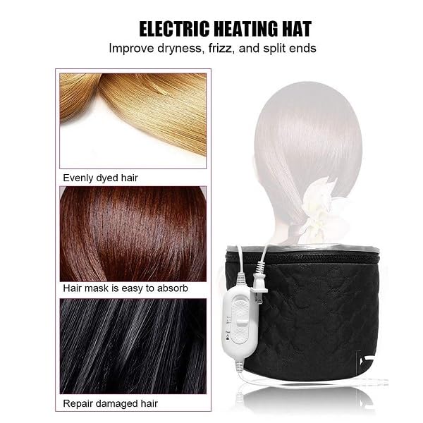 ZUNBELLA Professional Hair Spa Machine & Steamer - Home Use Hair Steam Cap for Deep Conditioning, Hot Oil Treatment & Scalp Care - Perfect for Women's Hair Therapy & Relaxation (Model: 39874) - Ideal for At-Home Salon, DIY Hair Treatments & Self-Care Days