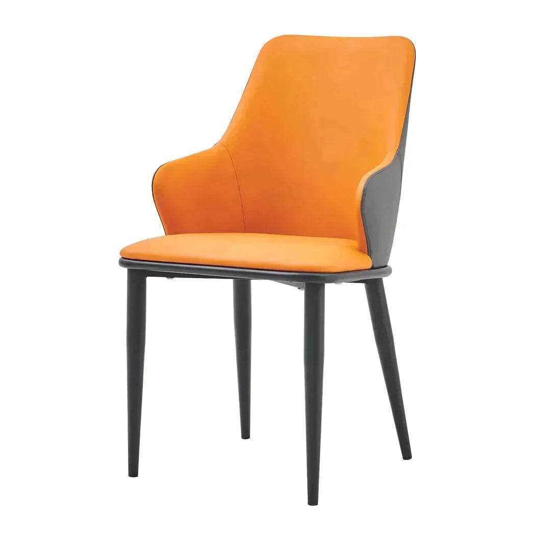 Kennett Dining Chair - Modern Wooden Kitchen Chair with Upholstered Seat - Perfect for Dining Room, Kitchen, and Home Decor