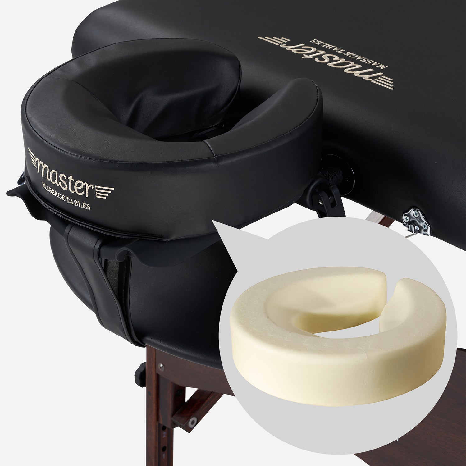 Premium Portable Massage Table with Built-in Heating System - Master Massage 30 ROMA™ Adjustable THERMA TOP® for Ultimate Comfort (Black) | Perfect for Professional Therapists, Home Spa & On-the-Go Relaxation