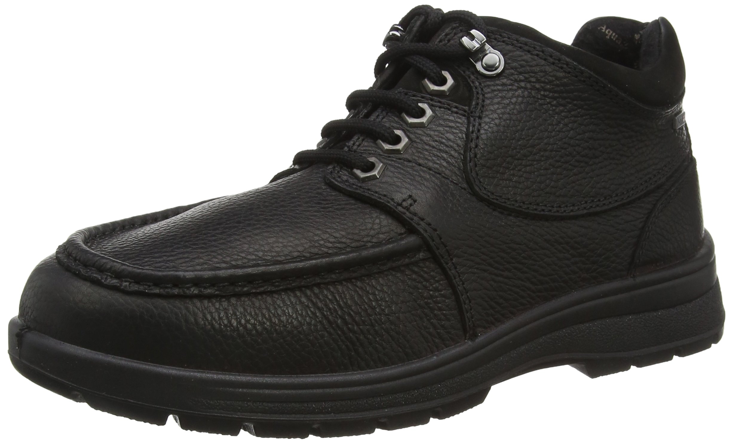 Padders Crest 971 Black Leather Boots for Men - Size UK 8.0 (US 10) - Waterproof & Comfortable Work Boots for Outdoor, Construction, and Hiking