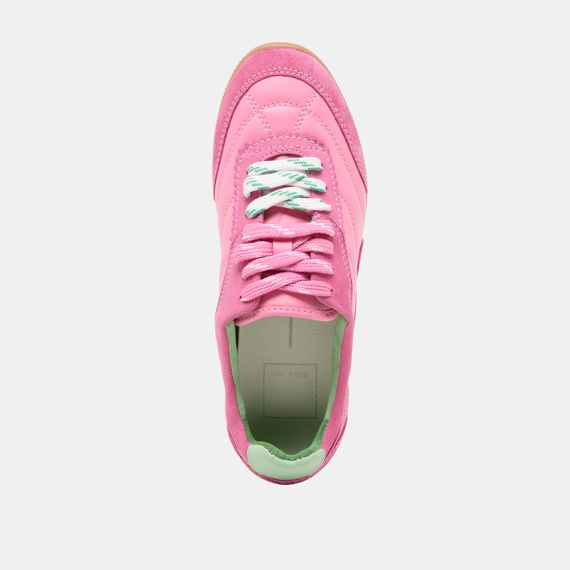 LAINI Women's Pink Multi-Color Leather Sneakers - Comfortable Casual Shoes for Walking, Running & Everyday Wear