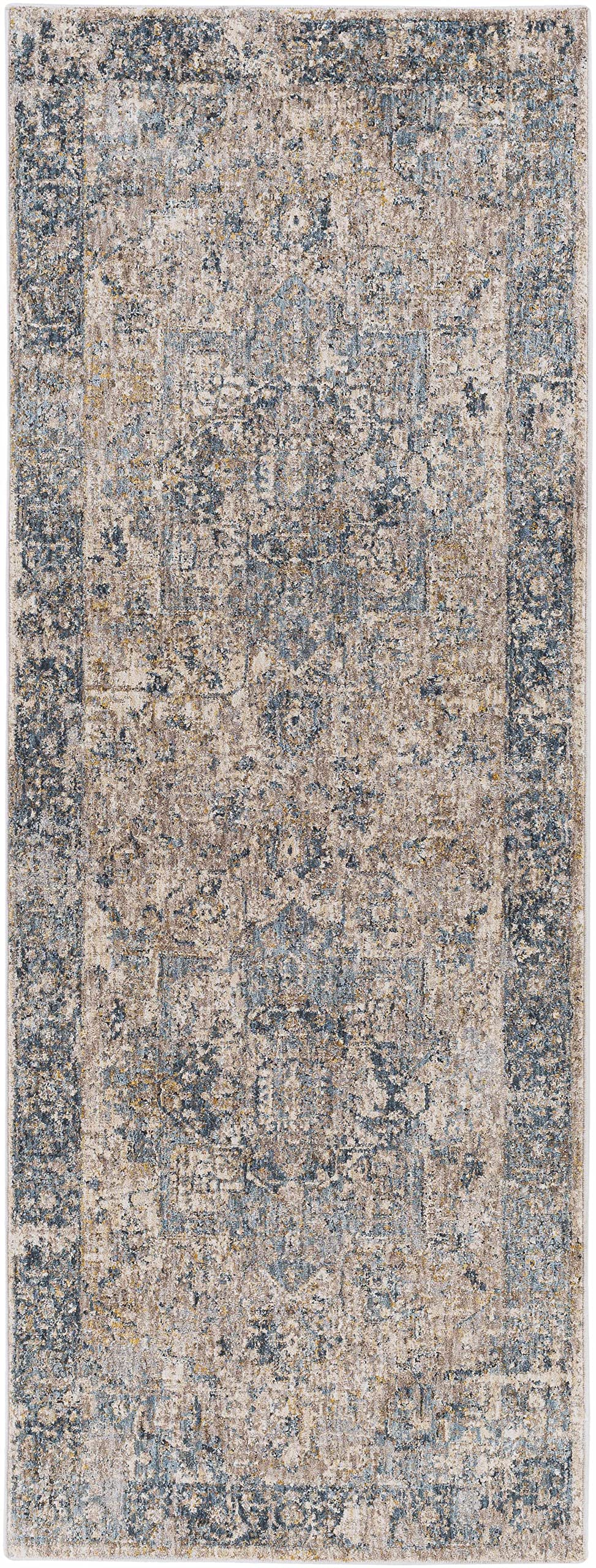 Hauteloom Magrath Soft Plush Area Rug for Living Room & Bedroom - Gray & Beige 7'10
