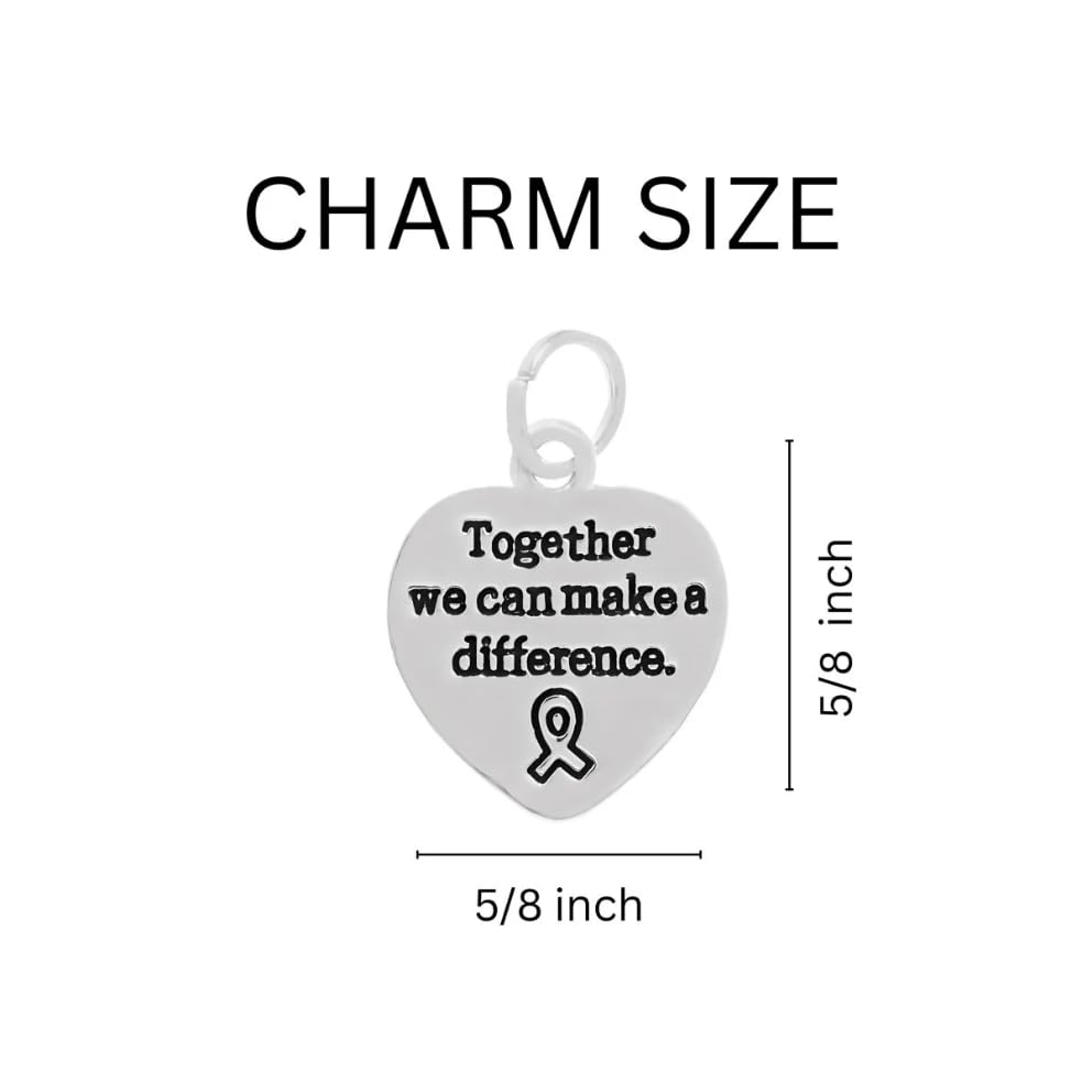 Autism Awareness Charm Bracelets with Accent String - Fundraising & Support for Autism & Asperger's Causes | Inspirational 