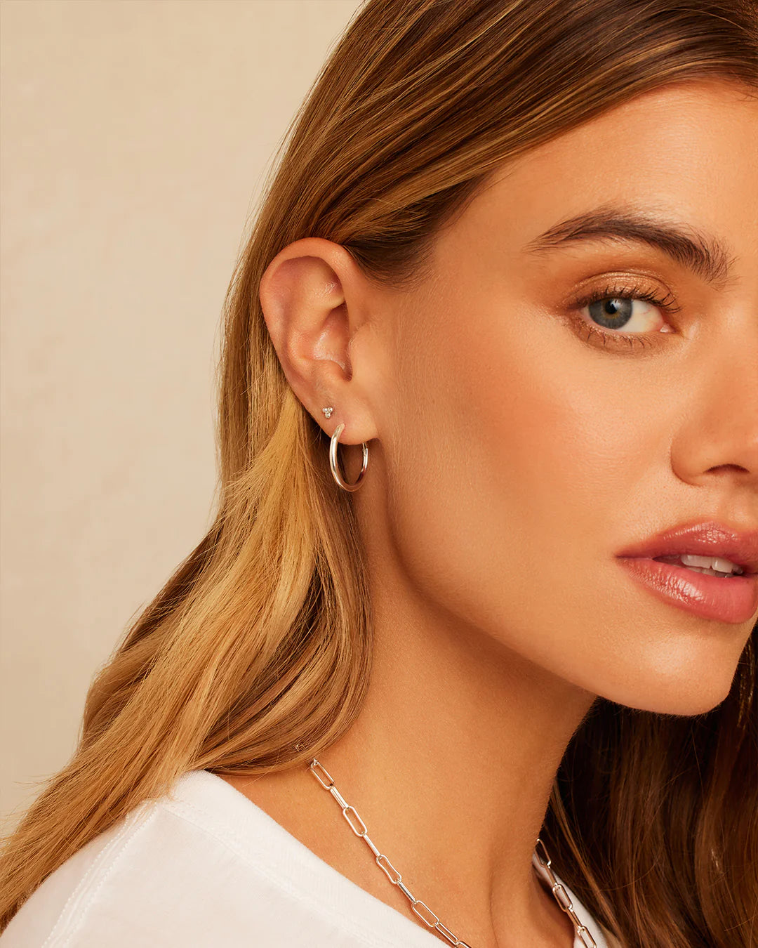 Bali Single Stud Earrings for Women - Dainty Gold Plated Minimalist Studs - Perfect for Everyday Wear, Gifts & Special Occasions