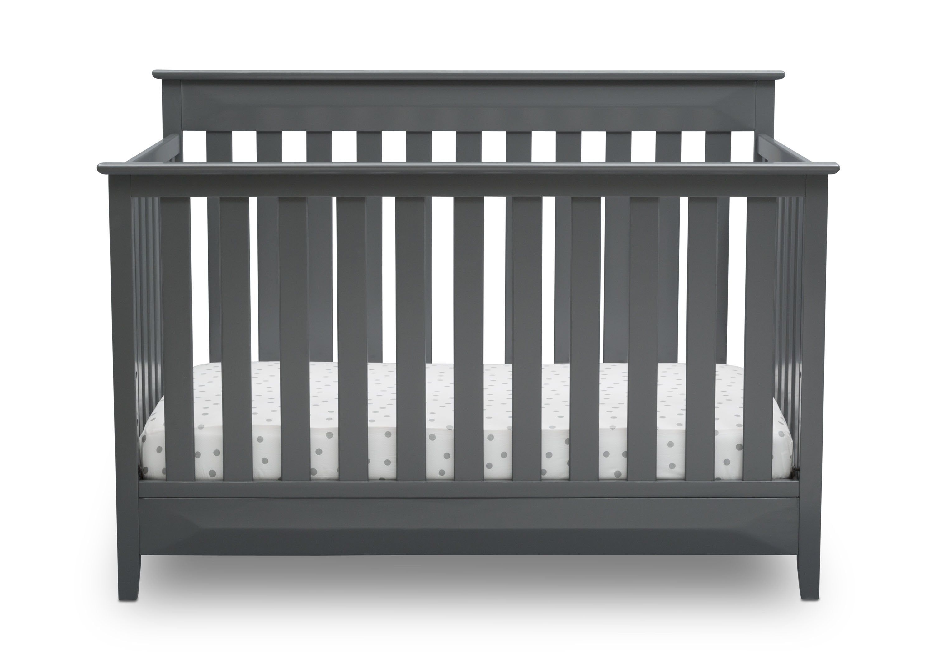 4-in-1 Convertible Baby Crib with Toddler Bed - Cameron Safe Nursery Crib for Newborn to Kids - Perfect for Nursery, Bedroom & Daycare Use