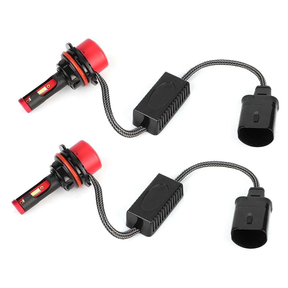 9004 LED Headlight Bulbs 2-Pack - 96W 6000K Bright White L8H Bulbs for Car Headlamps | Super Bright Replacement for Halogen Bulbs | Perfect for Night Driving & Off-Road Adventures