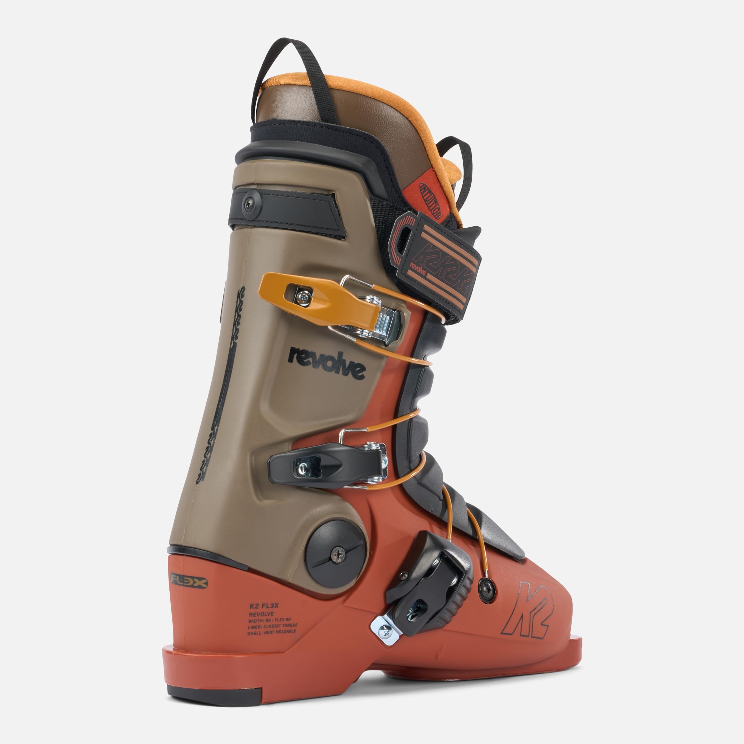 K2 Revolve Men's Ski Boots - Lightweight, Comfortable & High-Performance for Alpine Skiing & Freeride Adventures