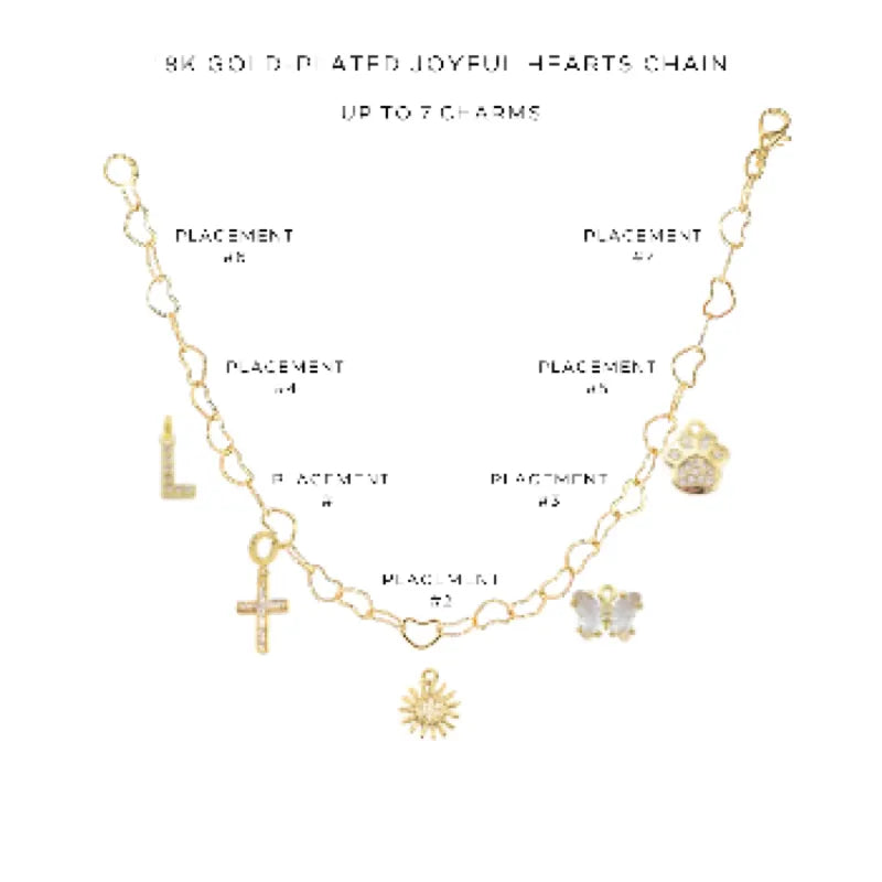 Elegant Charm Bracelet with Assorted Charms - Perfect for Gifts, Parties & Everyday Wear | $42.00