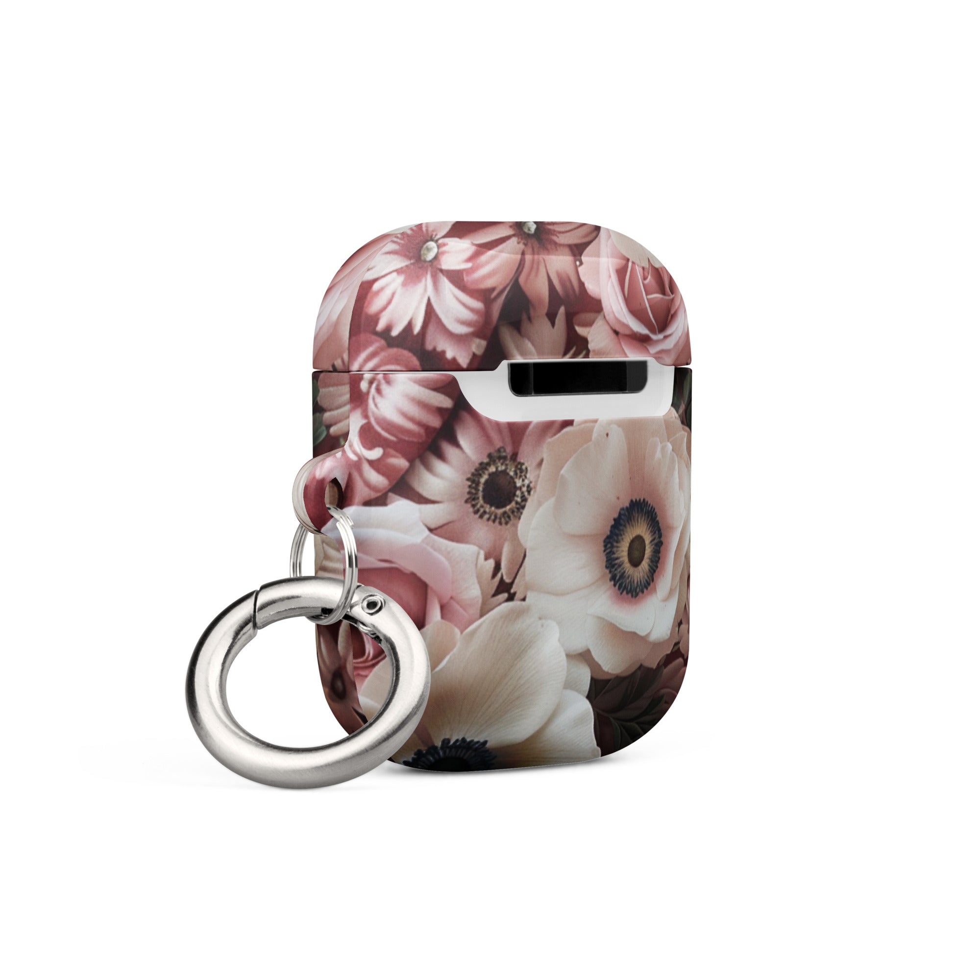 Floral Print AirPods Case - Cute Flower Design Protective Cover for Apple AirPods 1/2/3 & Pro - Perfect for Women, Girls, Spring & Summer Style Accessories