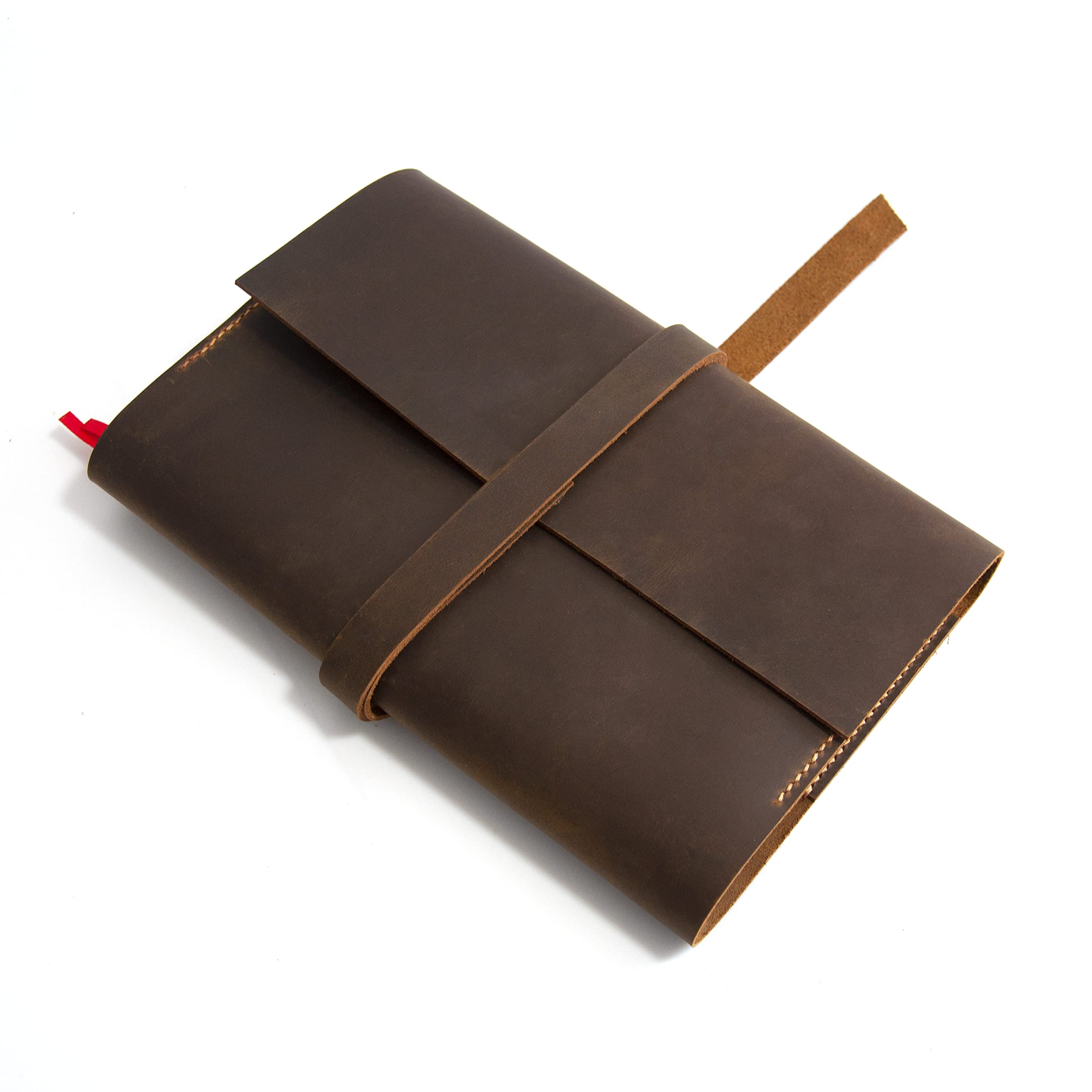 Personalized Leather Bible Cover - Custom Engraved Christian Gift for Women & Men - Handmade KJV Holy Bible Case Organizer - Perfect for Church, Bible Study & Gifting (Father's Day, Baptism, Confirmation)