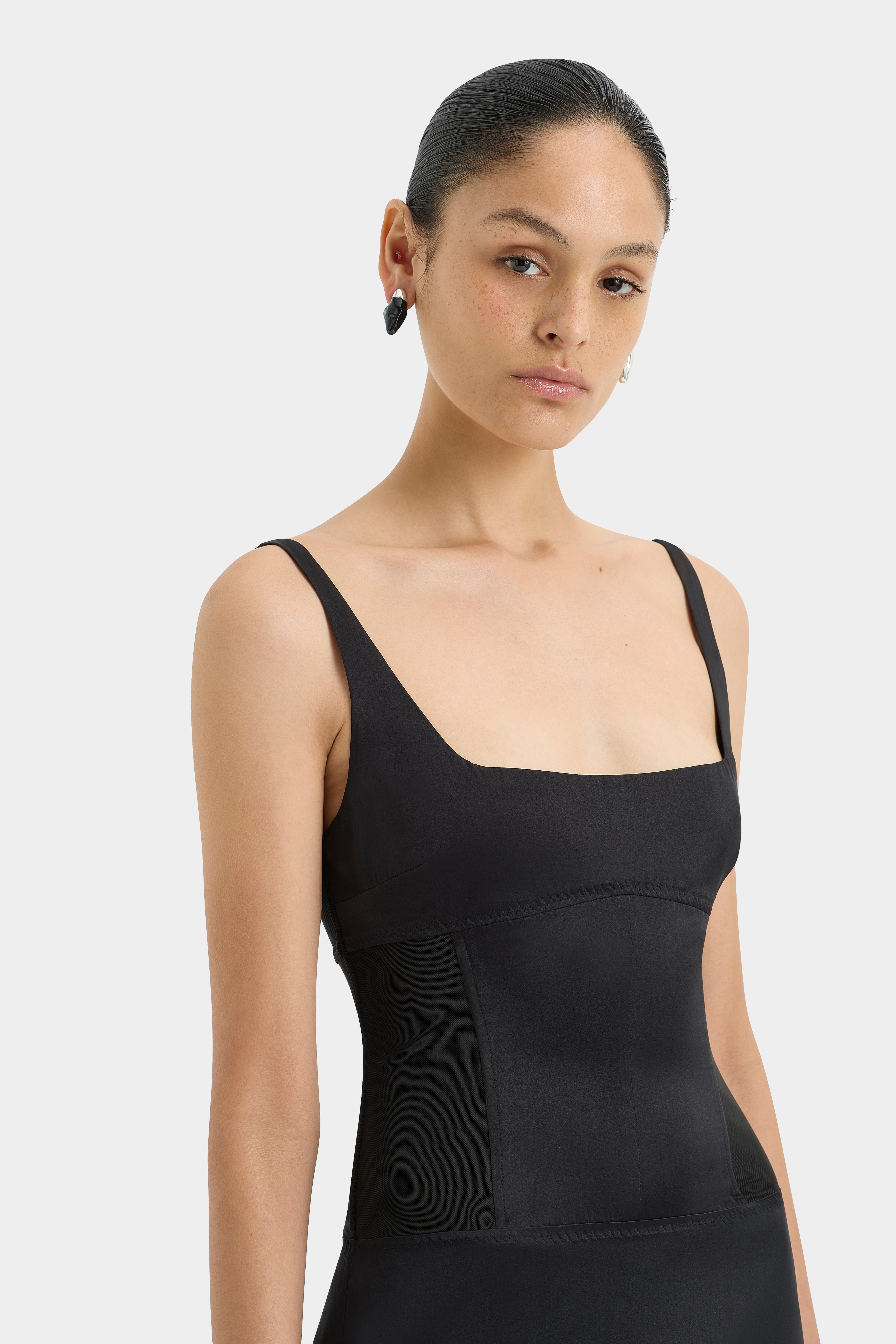 Sonora Evening Midi Dress for Women - Elegant Flowy Cocktail Party Dress for Night Out, Date Night, and Special Occasions