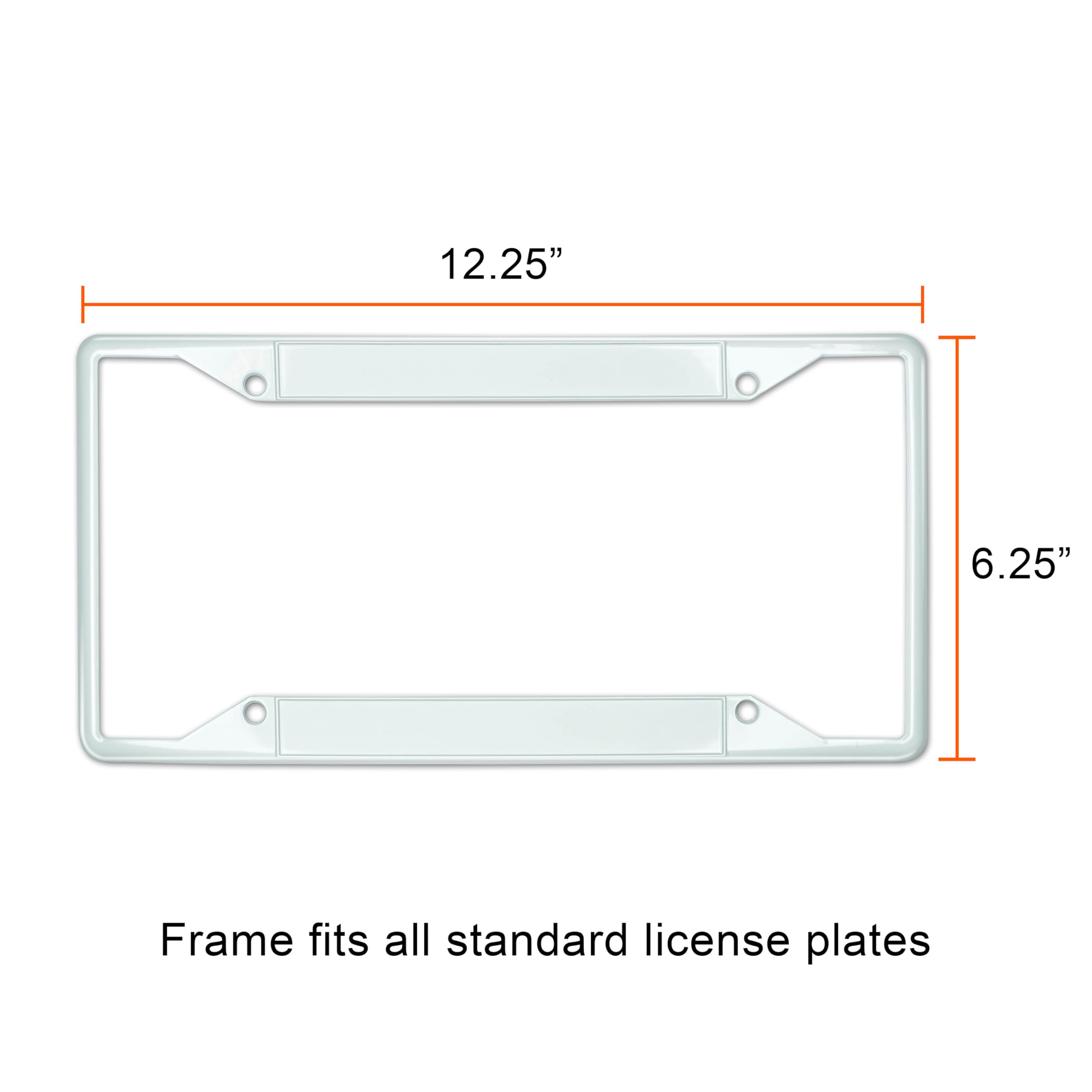 Official Golden State Warriors License Plate Frame - White | NBA Team Car Accessories | Perfect for Fans & Game Day Decor