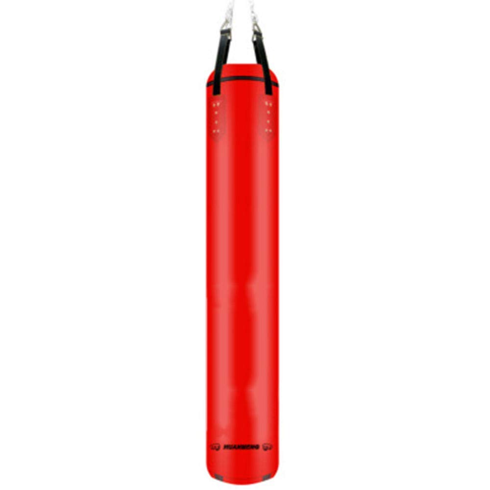 180cm Red Hollow Punching Bag for Boxing, Kickboxing, Sanda & Fitness Training - Stress Relief Heavy Bag with Sand Filling - Perfect for Home Gym, Martial Arts Studio & Boxing Club