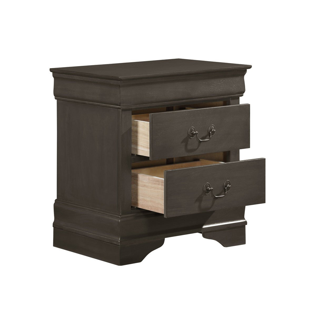 Coastal Grey Night Stand - Modern Bedside Table with Storage Drawer for Bedroom, Living Room & Guest Room | Stylish & Functional Furniture for Small Spaces