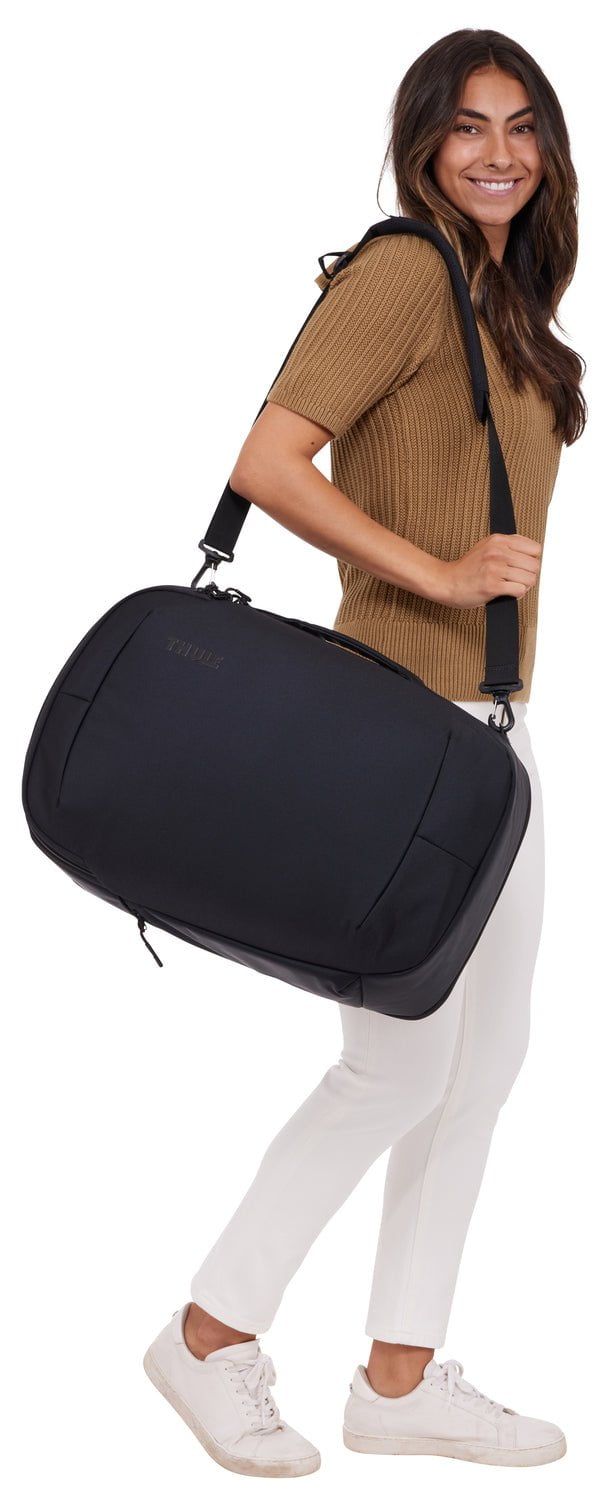 Thule Subterra 2 Convertible Carry On Bag 40L - Black | Durable Travel Backpack for Business & Leisure | Perfect for Airplane, Commuting & Weekend Getaways