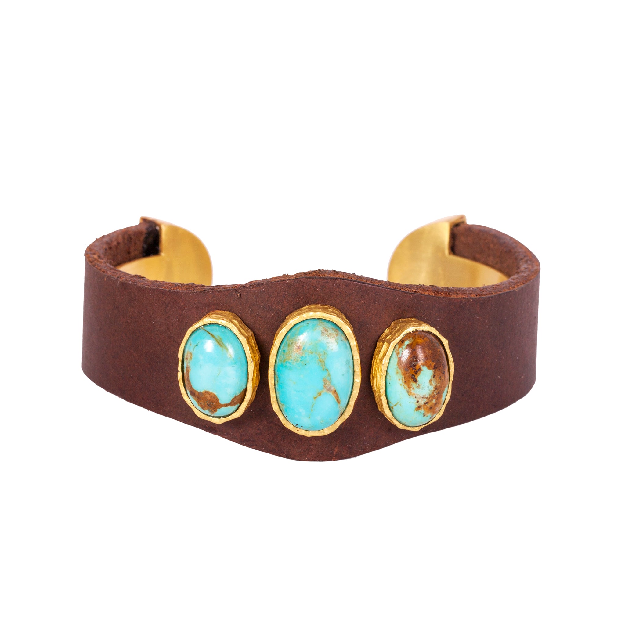 Earthy Cuff Bracelet - Handmade Boho Leather Wristband for Women | Perfect for Festival, Casual Wear & Gift Giving