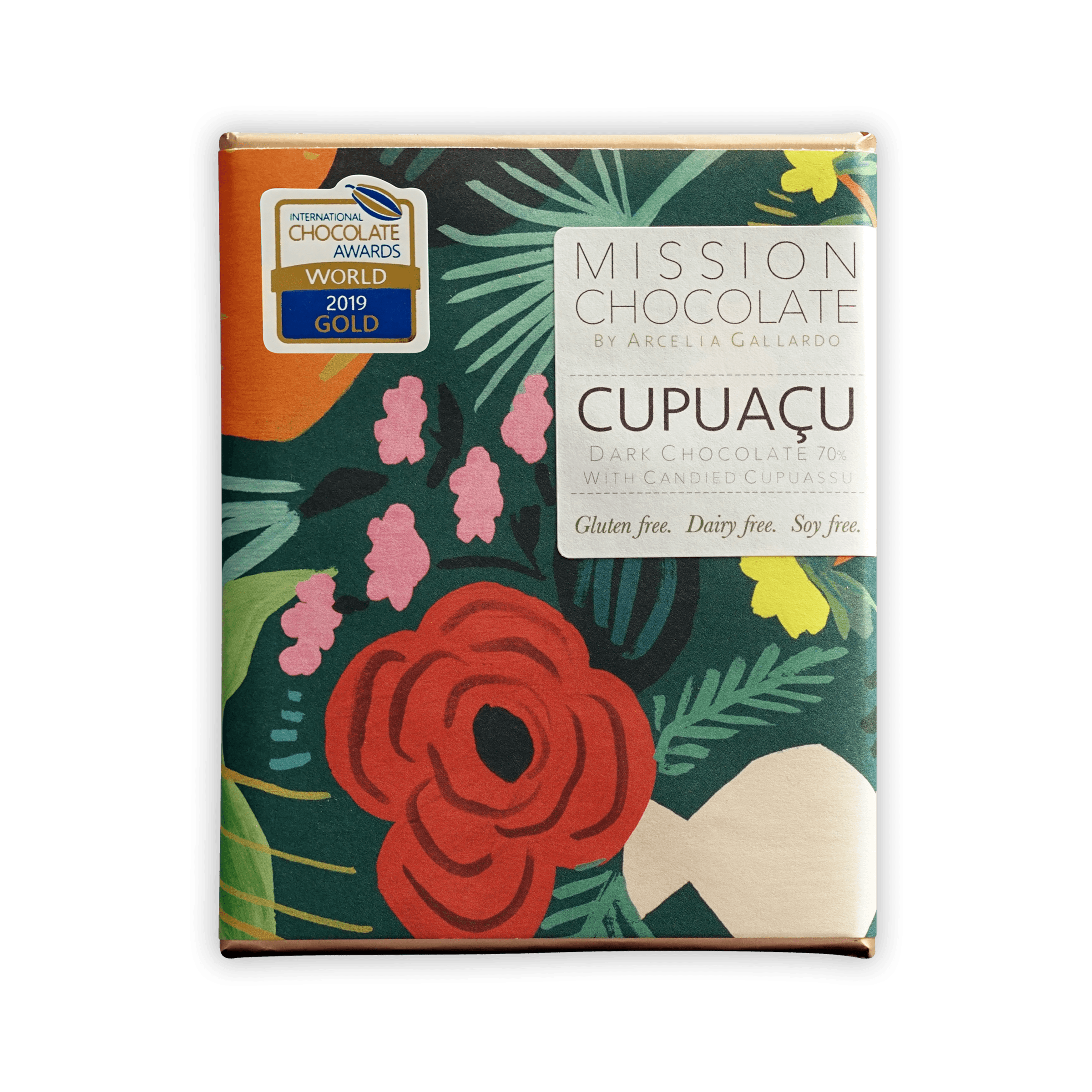 Organic 70% Cupuaçu Dark Chocolate Bar - Vegan, Gluten-Free, Fair Trade - Perfect for Gifting, Baking & Healthy Snacking