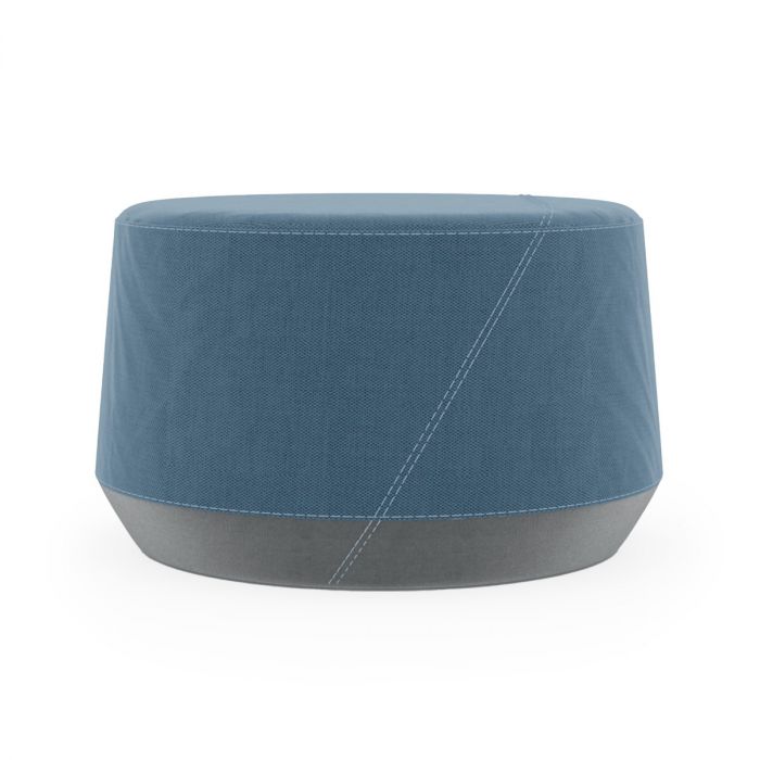 Friant Pog II Medium Fabric Stool - Modern Accent Chair for Living Room, Bedroom or Office - Comfortable Seating with Stylish Design