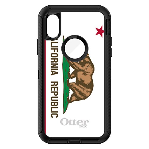 California State Flag On Black Case