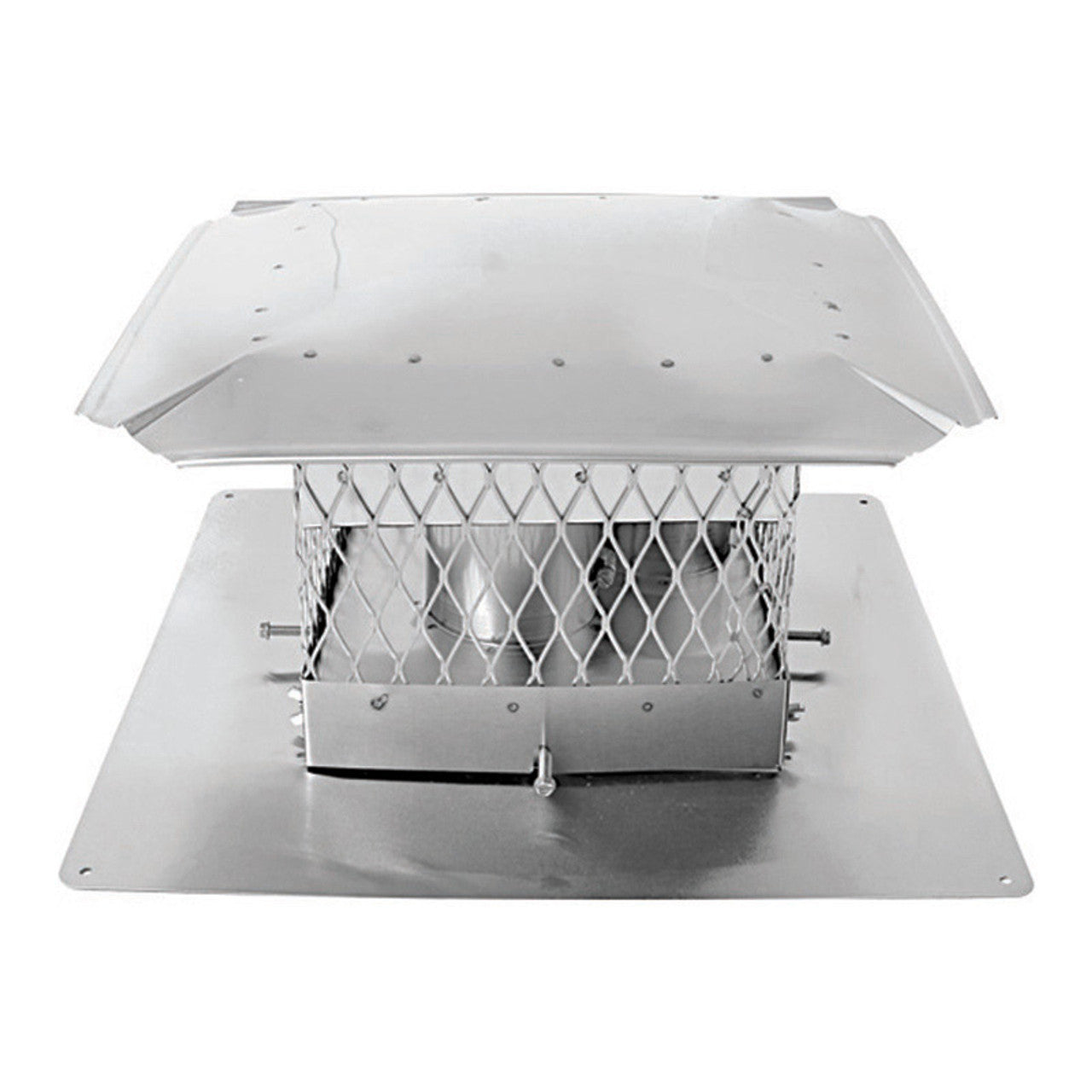3 X 3 Ventis Direct Vent Crown Removable Base Cap VDV RCL33 - Perfect for Fireplace Venting & Heating System Installation