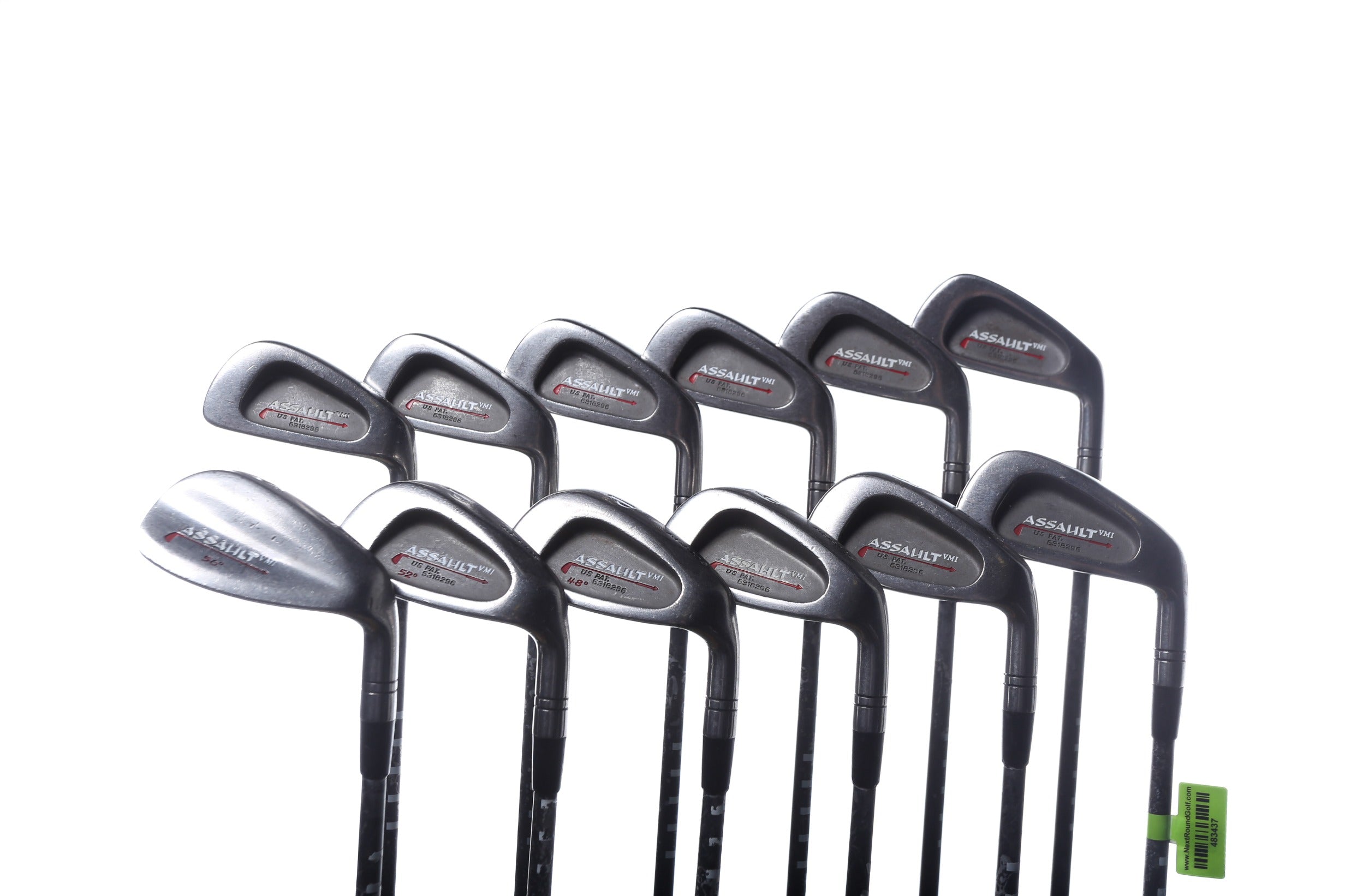 Used Adams Assault VMI Iron Set - Right Handed 1 SW Stiff Flex Golf Clubs for Men | Perfect for Driving Range & Course Play