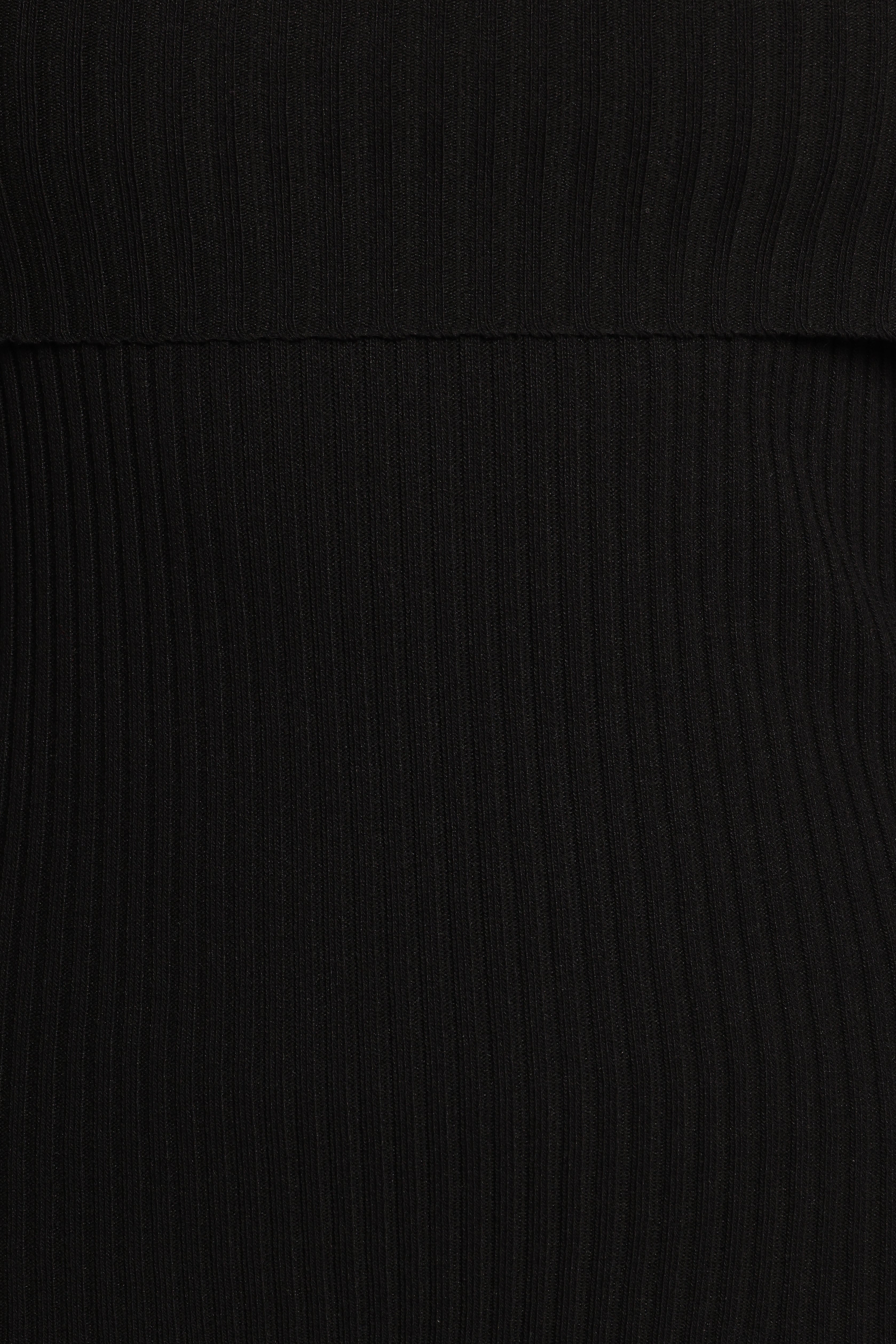 Gindie Ribbed Knit Off The Shoulder Pant Set - Black | Women's Casual Outfit for Date Night, Party & Lounge Wear