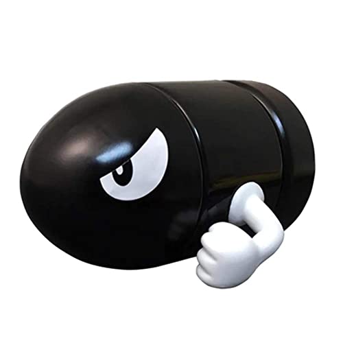 Bullet Bill Shaped Tin with Blue Raspberry Candy - Super Mario Collectible Candy Container - Perfect for Gaming Parties, Gift Giving & Nostalgic Treats