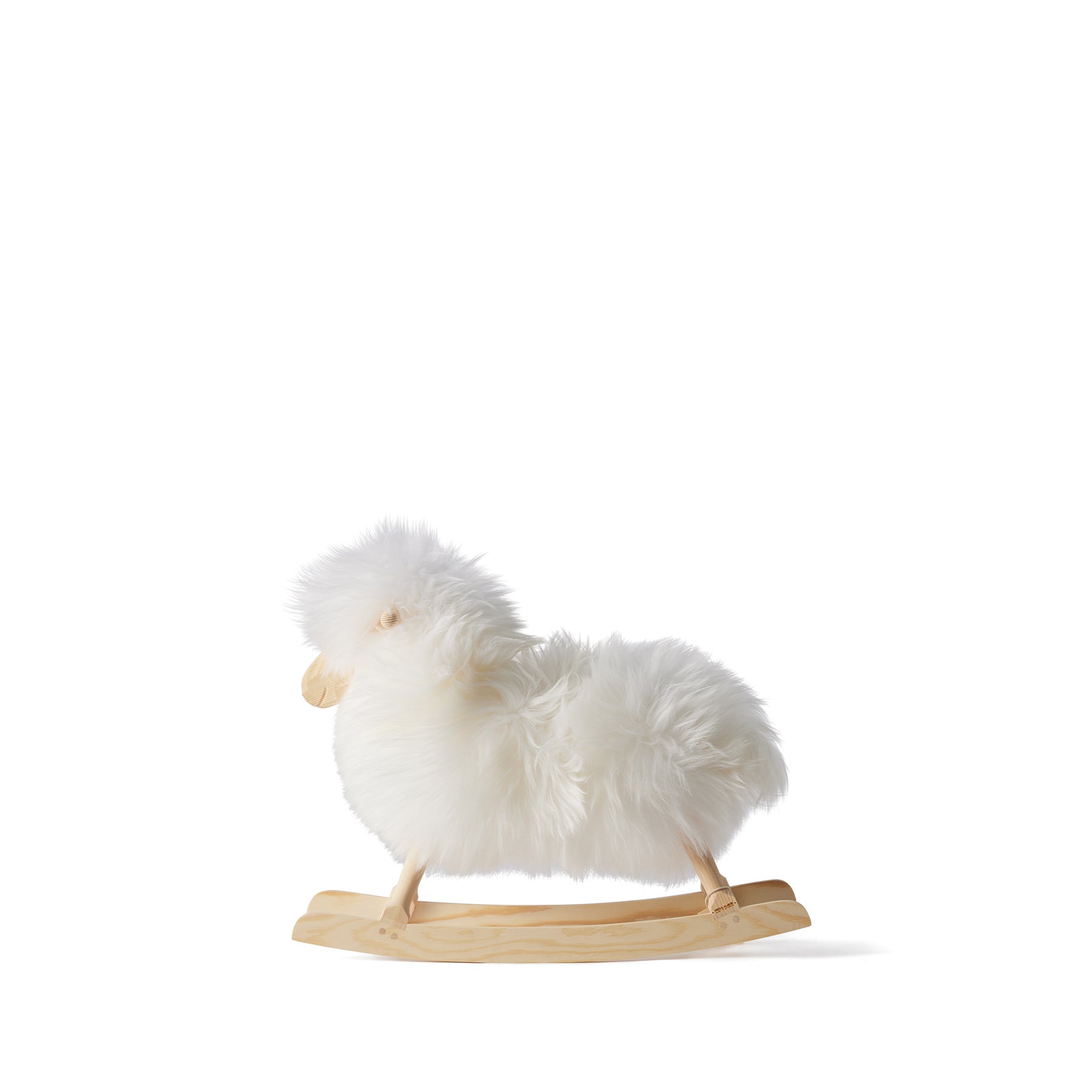 White Rocking Lamb Toy - Soft Plush Nursery Rocker for Babies & Toddlers | Perfect for Playtime, Nursery Decor, and Soothing Comfort