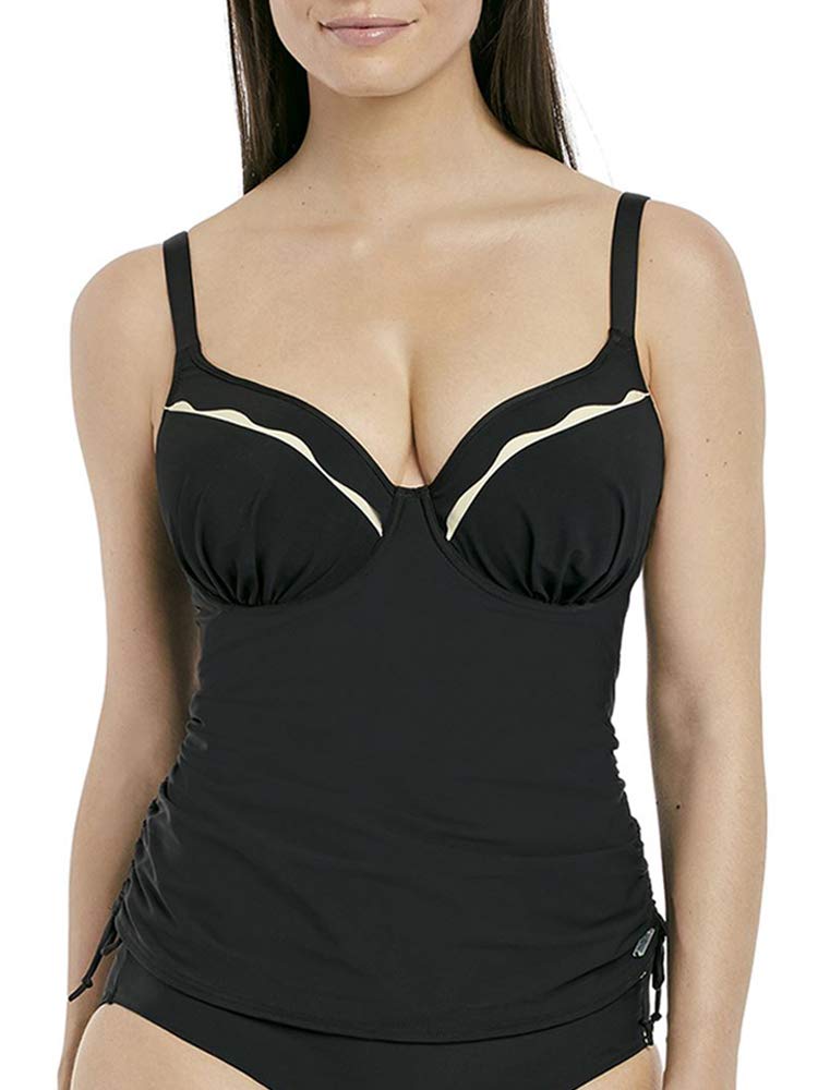 Fantasie Women's Saint Maxime Underwire Moulded Tankini Swim Top - Supportive Swimwear for Beach, Pool & Vacation | Plus Size Swim Tops for Women
