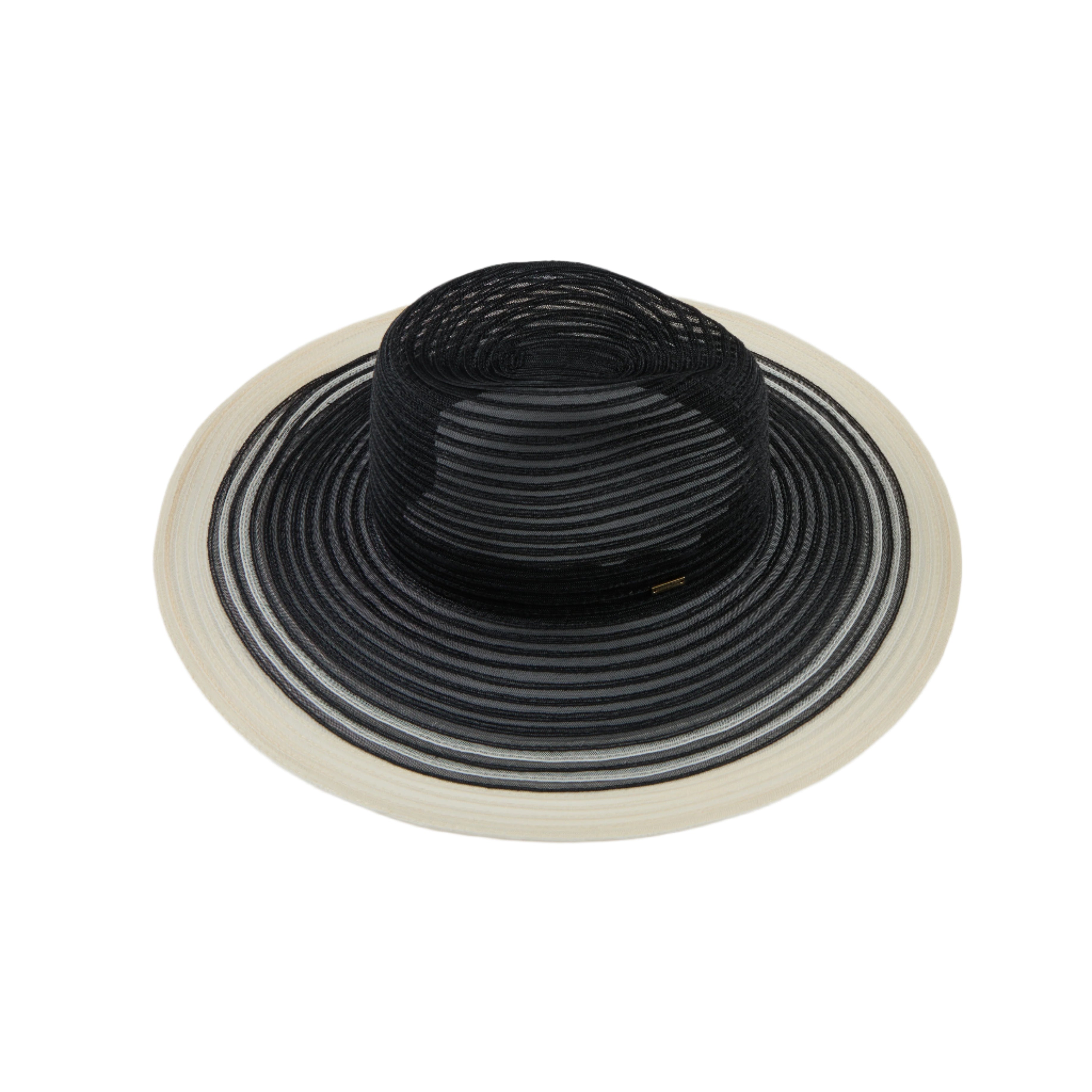 Emmanuelle Packable Fedora Hat for Women - Lightweight Travel Sun Hat with Horsehair Trim - Perfect for Beach, Vacation, and Outdoor Adventures