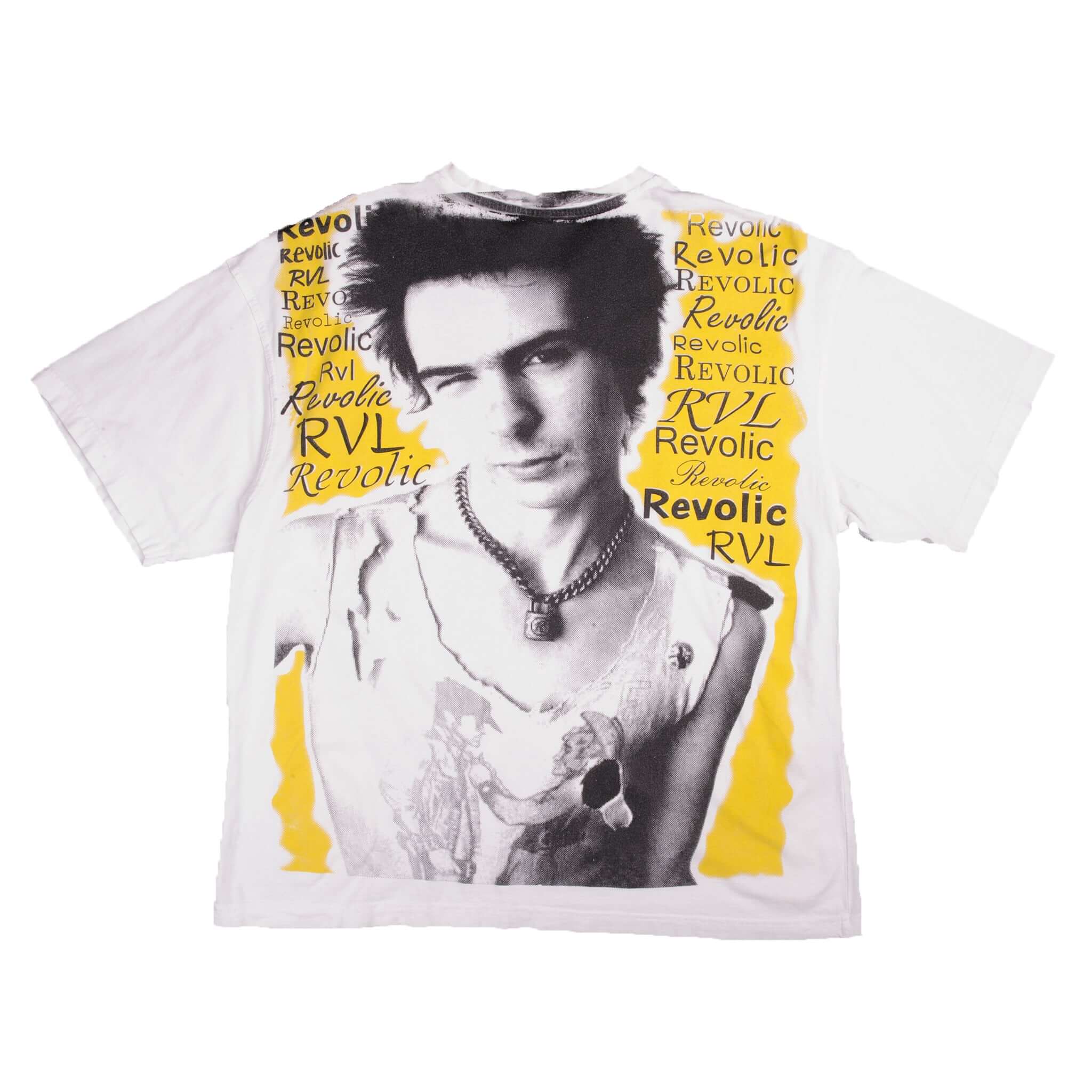 Vintage Sex Pistols Allover Print T-Shirt 90s Bootleg XL - Punk Rock Band Tee for Concerts & Casual Wear