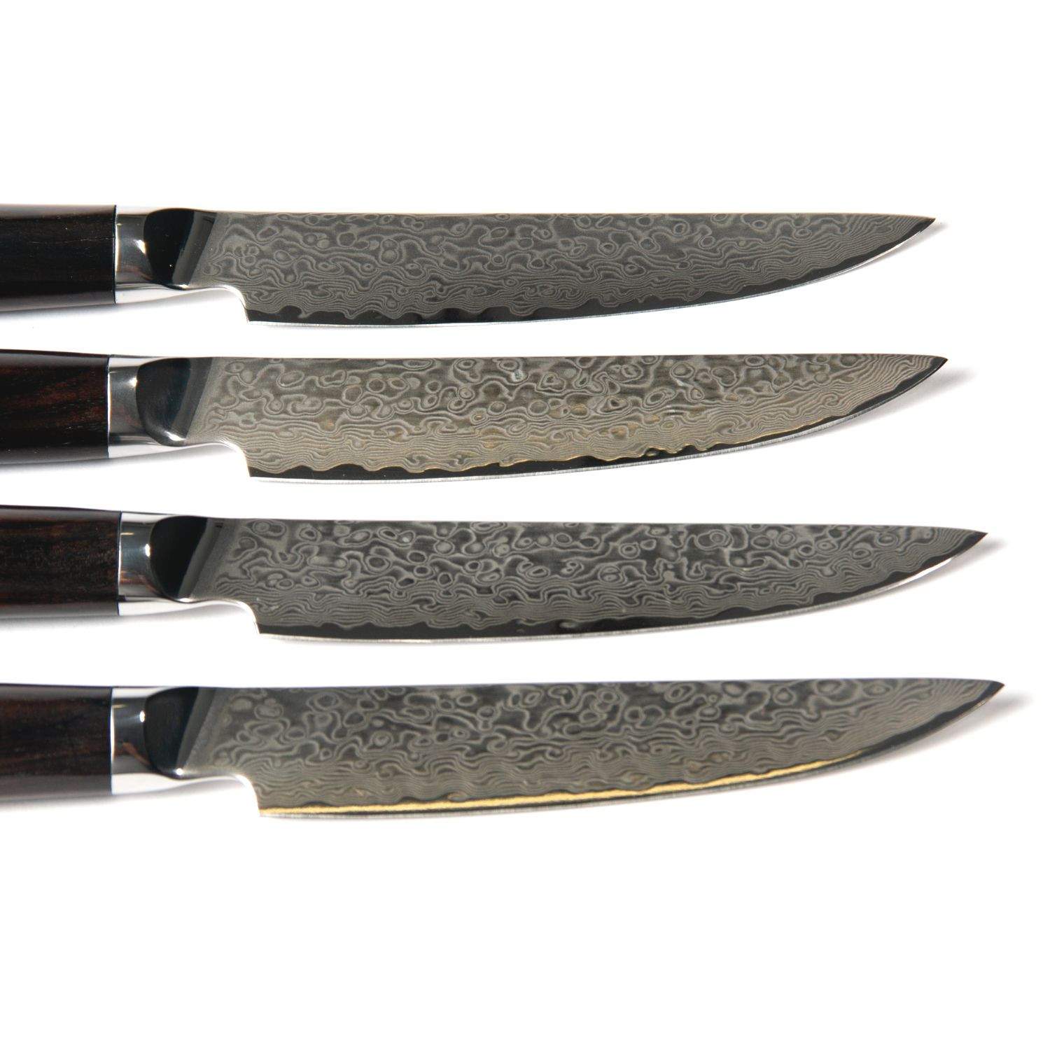 Premium Dark Academia Steak Knives Set of 4 - High-Quality Stainless Steel Steak Knives for Fine Dining, Steakhouse Experience at Home - Perfect for Dinner Parties, Romantic Meals & Gourmet Cooking