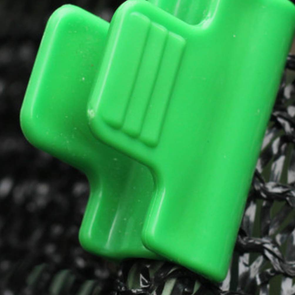 20PCS Greenhouse Insulation Clips - Heavy Duty Steel Wire Plant Support Clamps for Greenhouse Netting, Shade Cover & Film Fixing | Ideal for Gardening, Plant Grafting & Greenhouse Maintenance